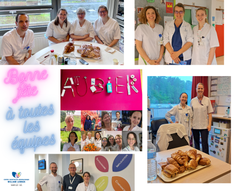 Journée mondiale des infirmières: bonne fête à toutes les équipes !